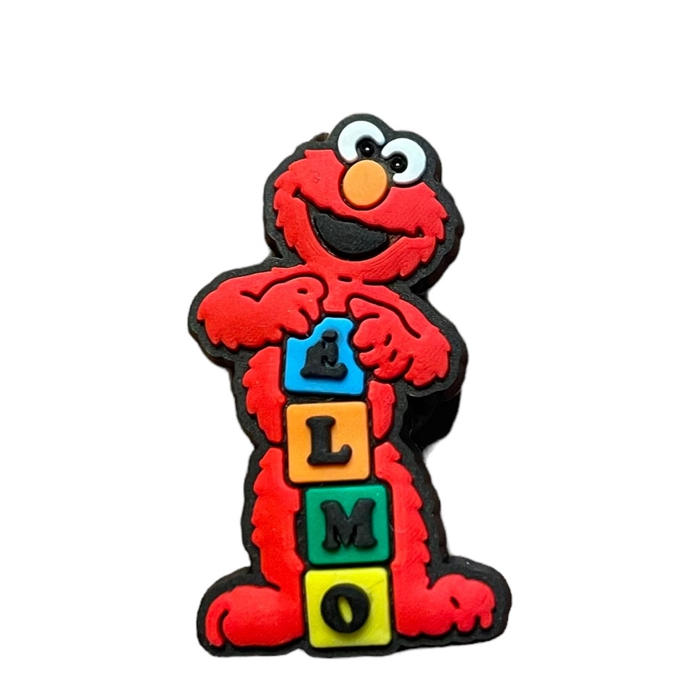 Elmo Croc Charm